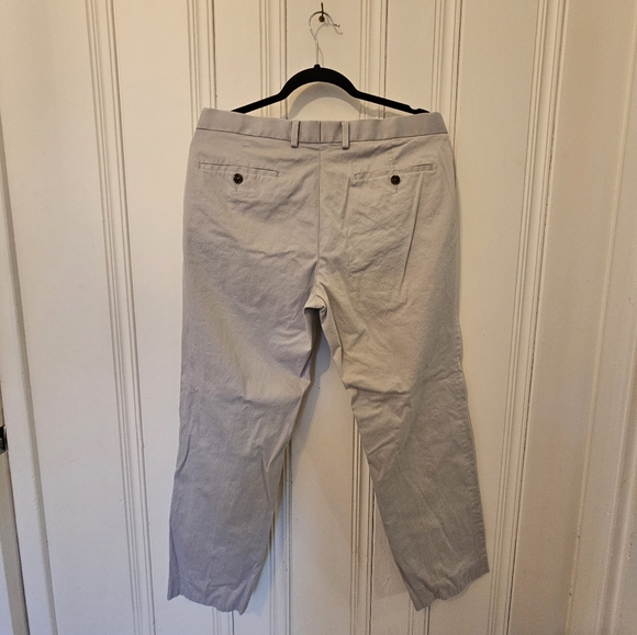 Used 34W 37L Men's Light Gray/Silver M&S Dresspants - Picture 8 of 14